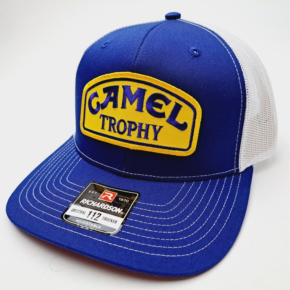 Camel Trophy Richardson 112 Trucker Cap Hat Mesh Snapback Embroidered Patch